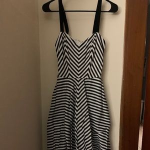 Doll Face Dress in Black and White